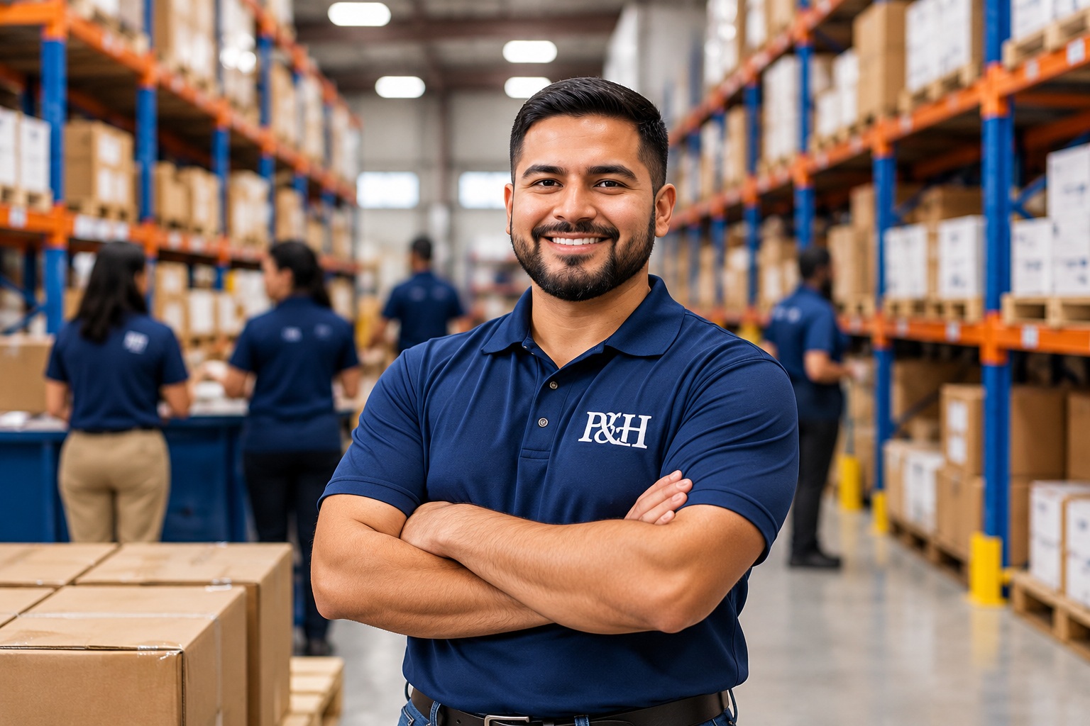 Plumbing and hardware wholesale distribution team